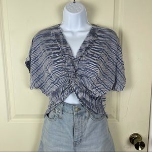 Sage the Label Twist Crop Top